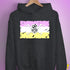 Twink Pride Pirate Flag Hoodie - Dark Grey Heather